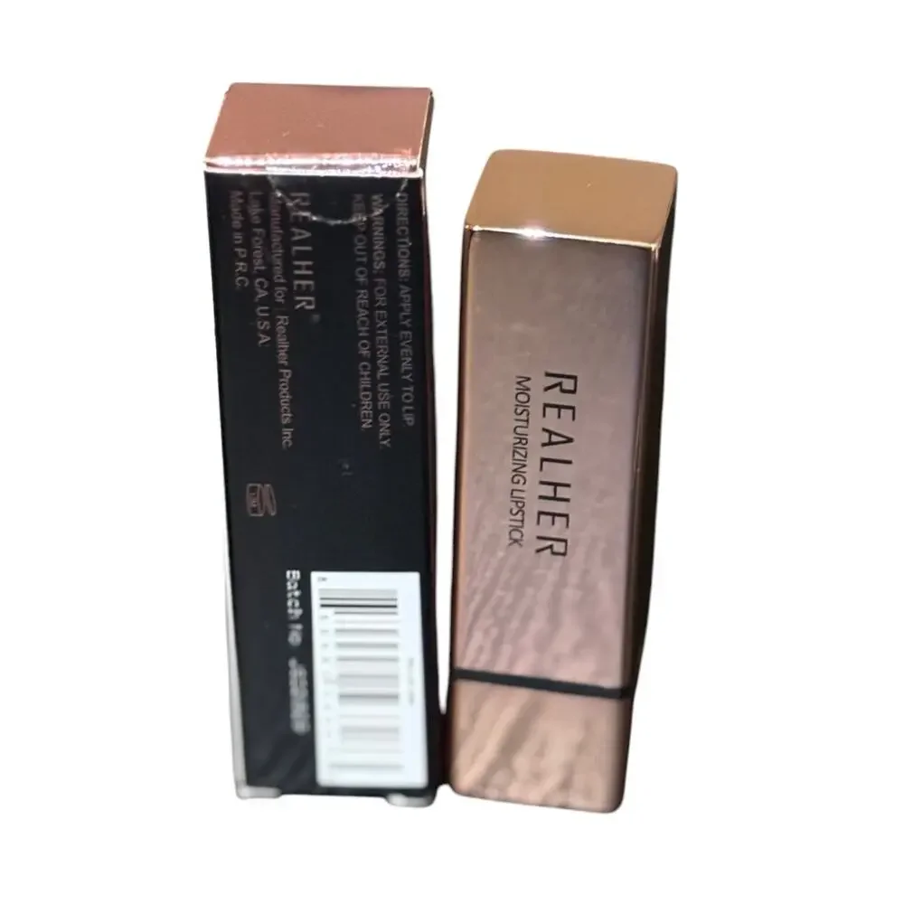 REALHER So Sassy Moisturizing Lipstick–Bright Pink Vegan Hydrating Lip Color NIB